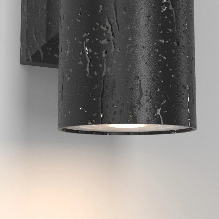 Maytoni Bowery applique esterna nera 2xGU10 IP54 18cm