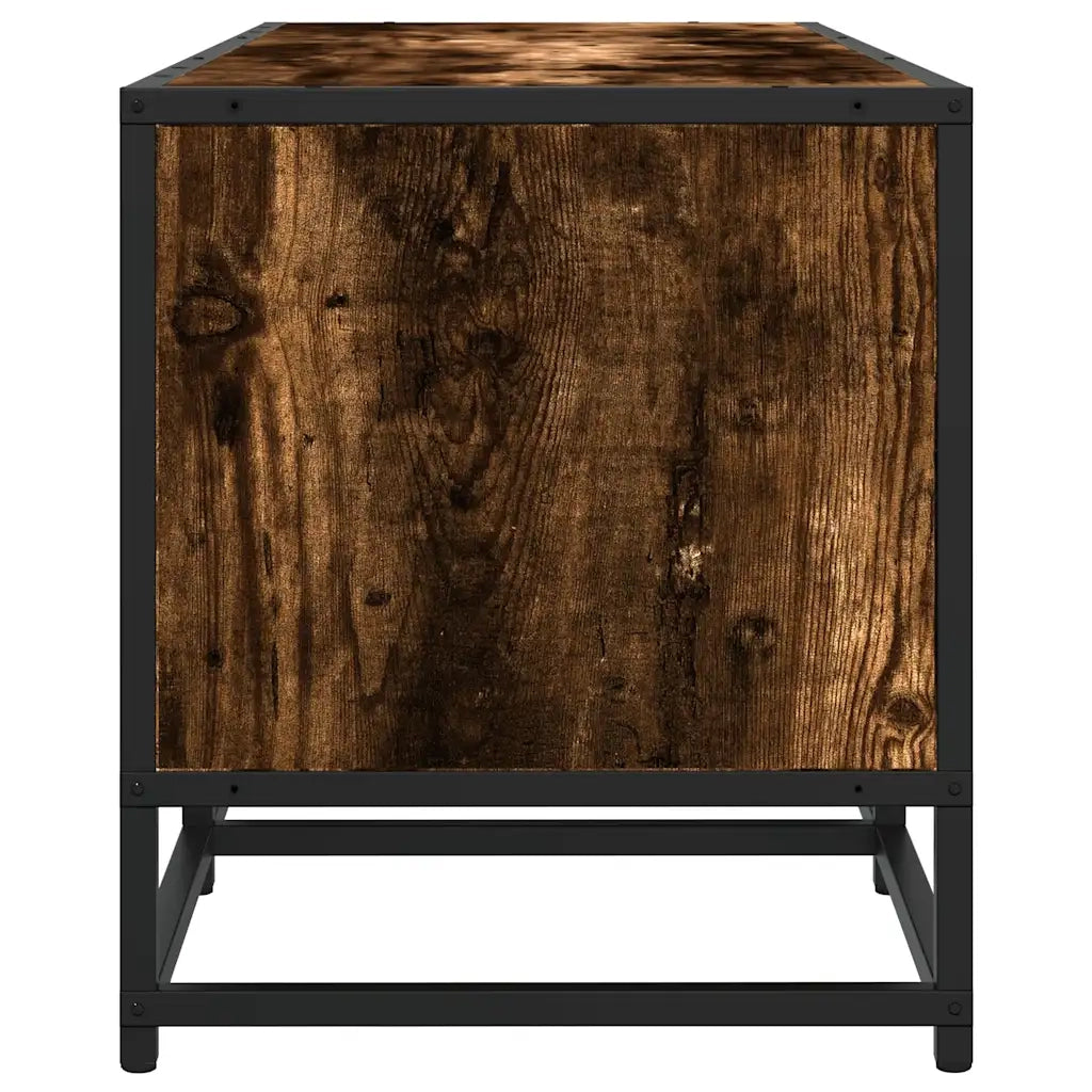 Mobile Porta TV-Credenza per TV Rovere Fumo 240x35x41 cm in Truciolato