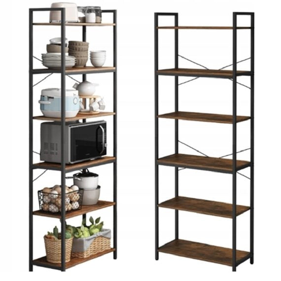 Libreria, marrone 66x30x186 cm