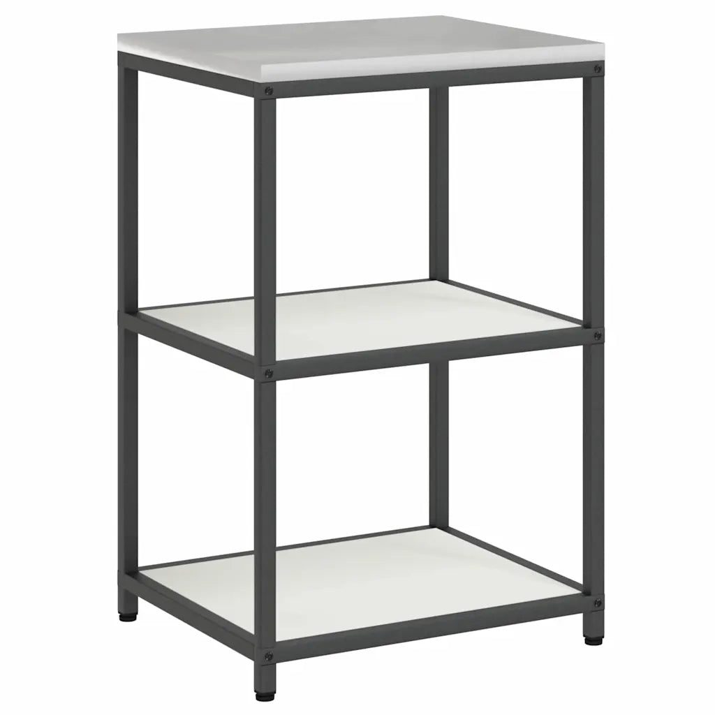 Set di Stoccaggio per Cucina con lo scaffale 2 pz-Armadietto Cucina-Armadietto Cucina Bianco 316043