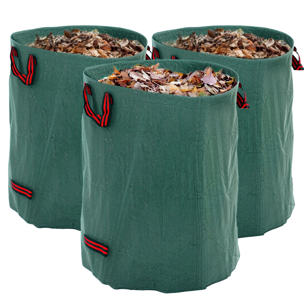Set 3 Sacchi per Rifiuti da Giardino ¨C Minimal ¨C Verde, ?67x84 cm