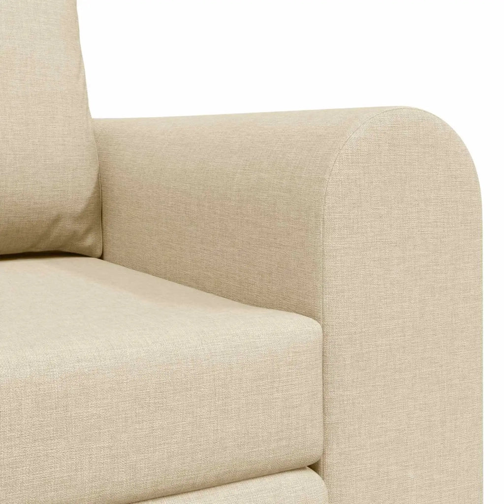 Divano letto | Sof¨¤ letto | Letto singolo 60cm Crema Tessuto