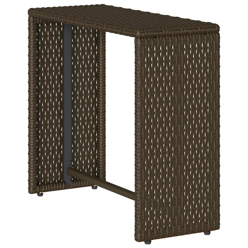 Set Divano da Giardino 5 pz con Cuscini Marrone in Polyrattan 4104164