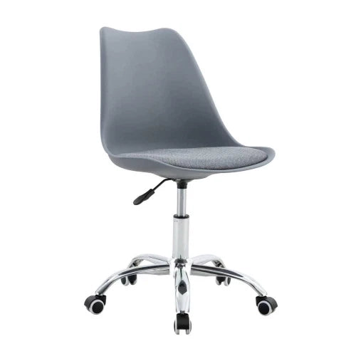 POLTRONA UFFICIO GEMMA GRIGIO 43X48X76-87CM
