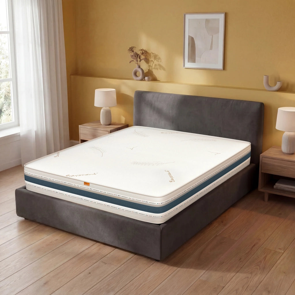 Materasso 85x190, Alto 30 cm - Singolo, Memory, Sfoderabile, in Bayscent | Cabrio
