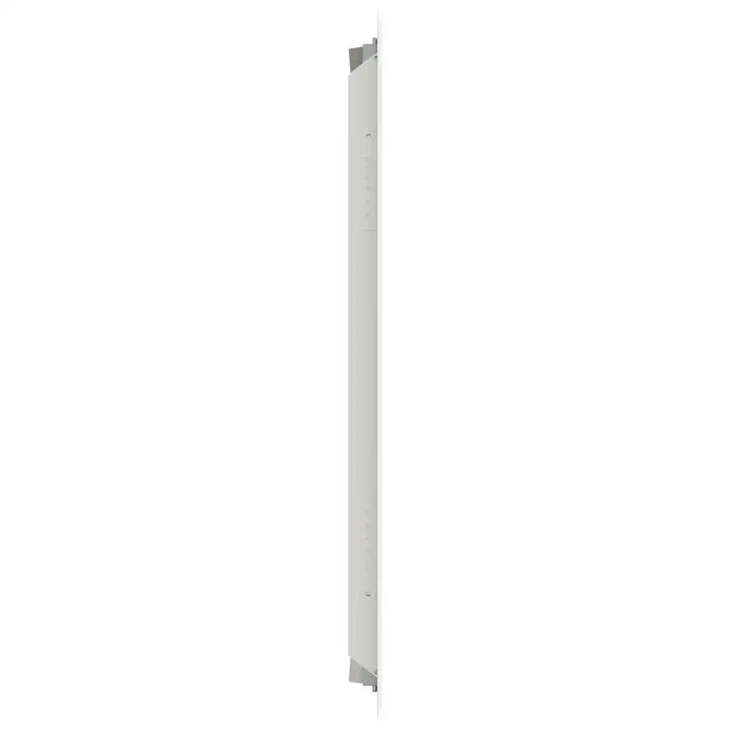 vidaXL Pannello di Accesso Bianco 50 x 50 cm Acciaio
