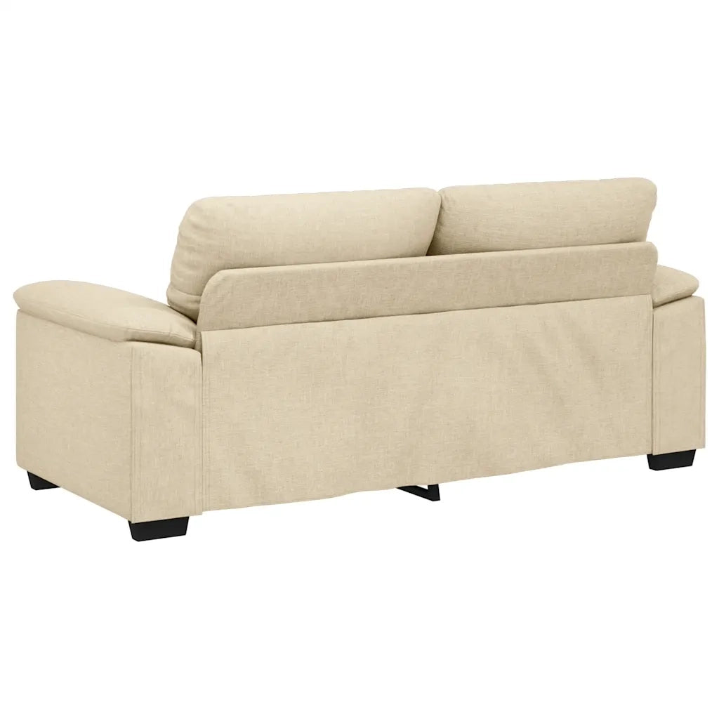 Divano a 2 Posti-Sofa 2 Posti Crema 140 cm in Tessuto 143891