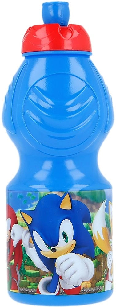 Borraccia Originale Sega Sonic in plastica per bambini da 400 ML.
