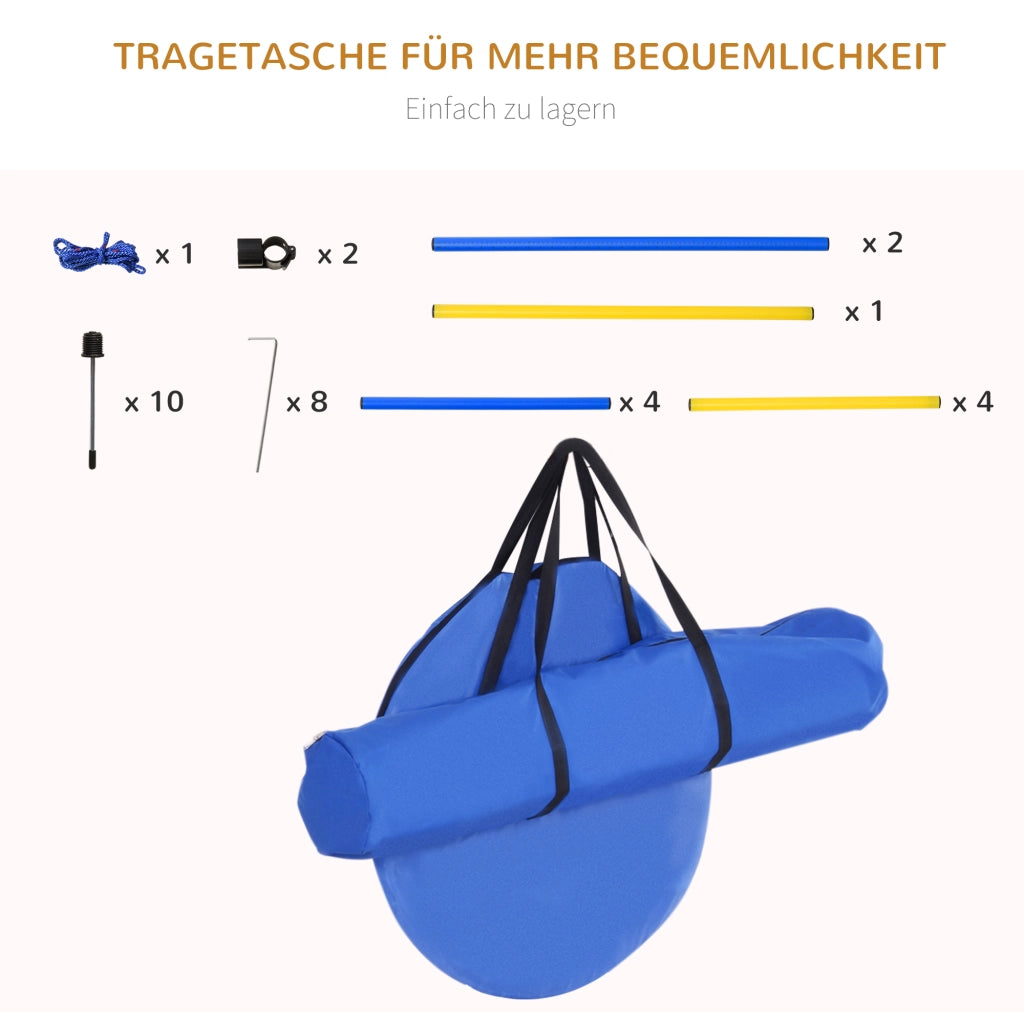Set Agility per Cani ¨C Minimal ¨C Giallo e Blu