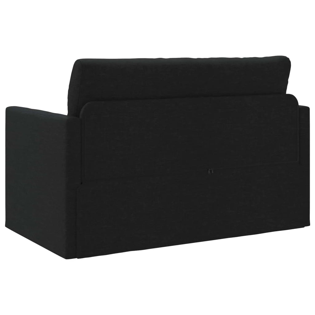 Divano letto | Sof¨¤ letto | Letto singolo 110cm Nero Tessuto