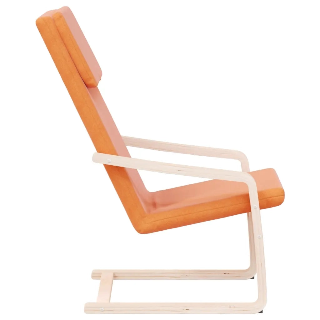 Poltrona | Sedia Relax Giallo Scuro in Tessuto