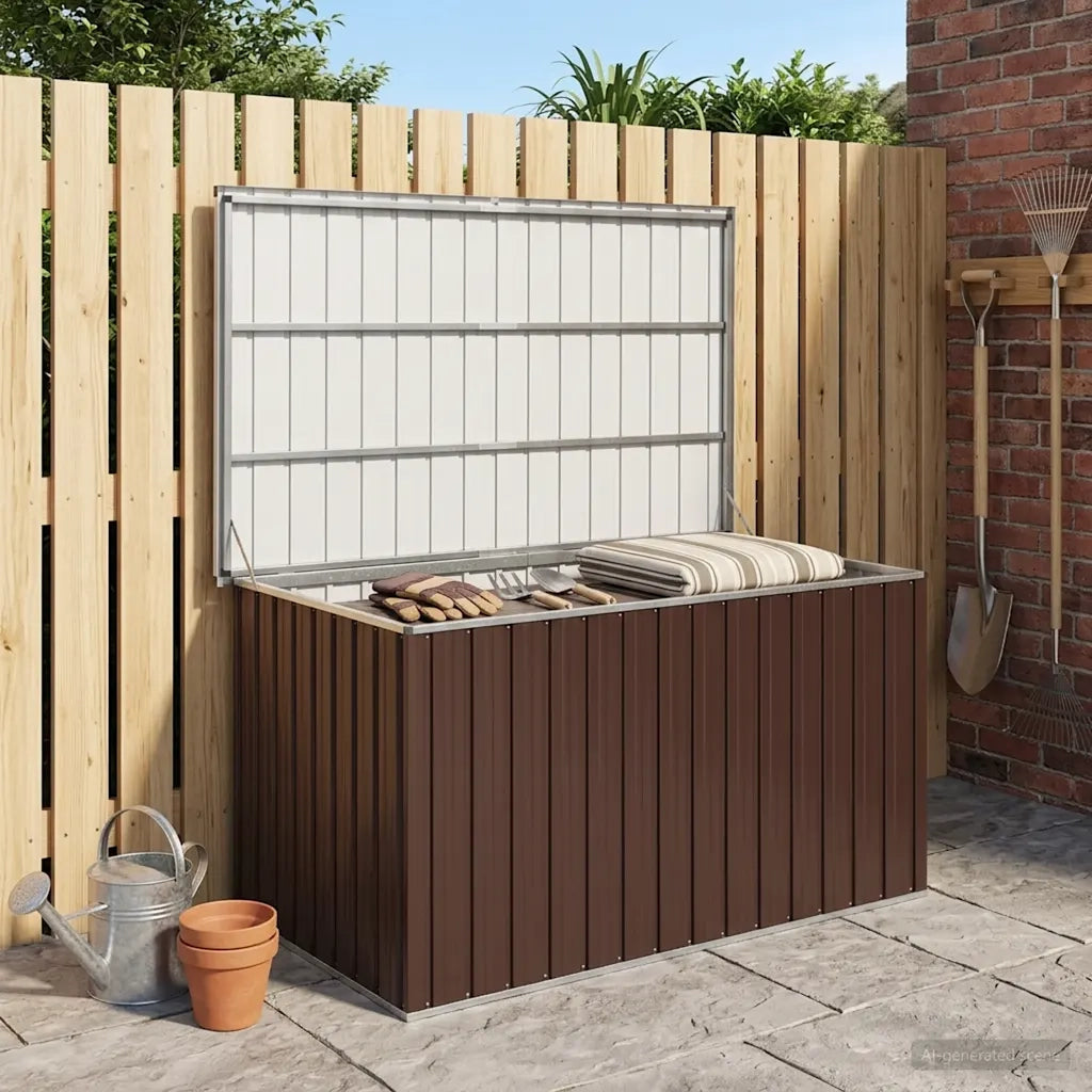 Baule da Giardino Marrone 171x99x93 cm CFW6814935