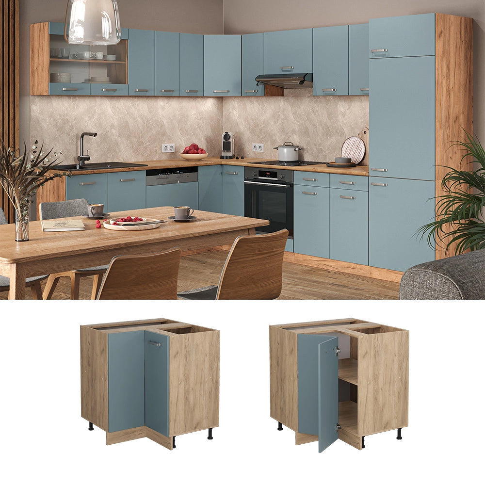 Vicco Mobile ad angolo cucina Grigio-blu 75.6 cm , PL Antracite