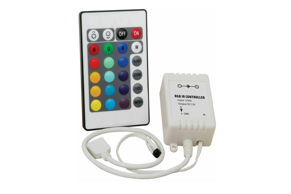 ALIMENTATORE E CONTROLLER PER STRISCE LED RGB 16 Bottoni
