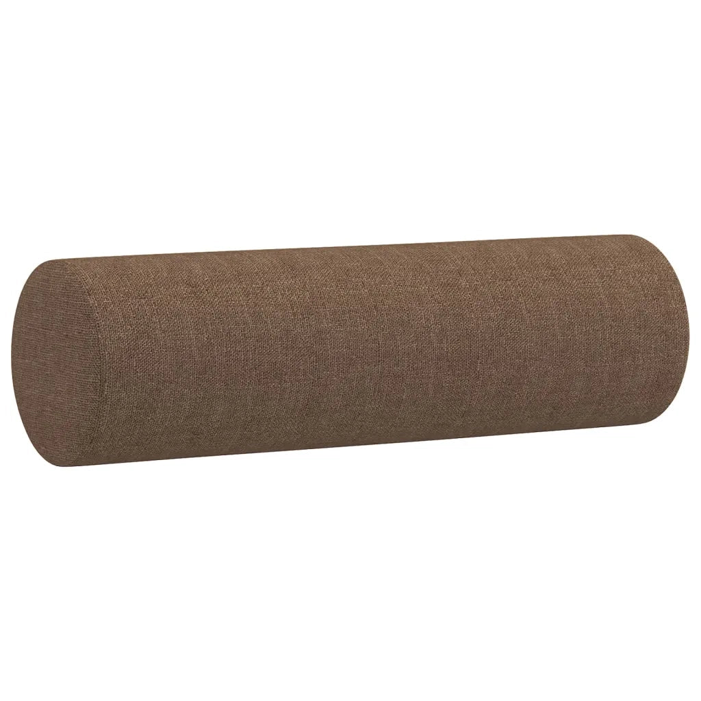 Divano a 2 Posti con Cuscini-Sofa 2 Posti con Cuscini Marrone 140 cm in Tessuto 403146