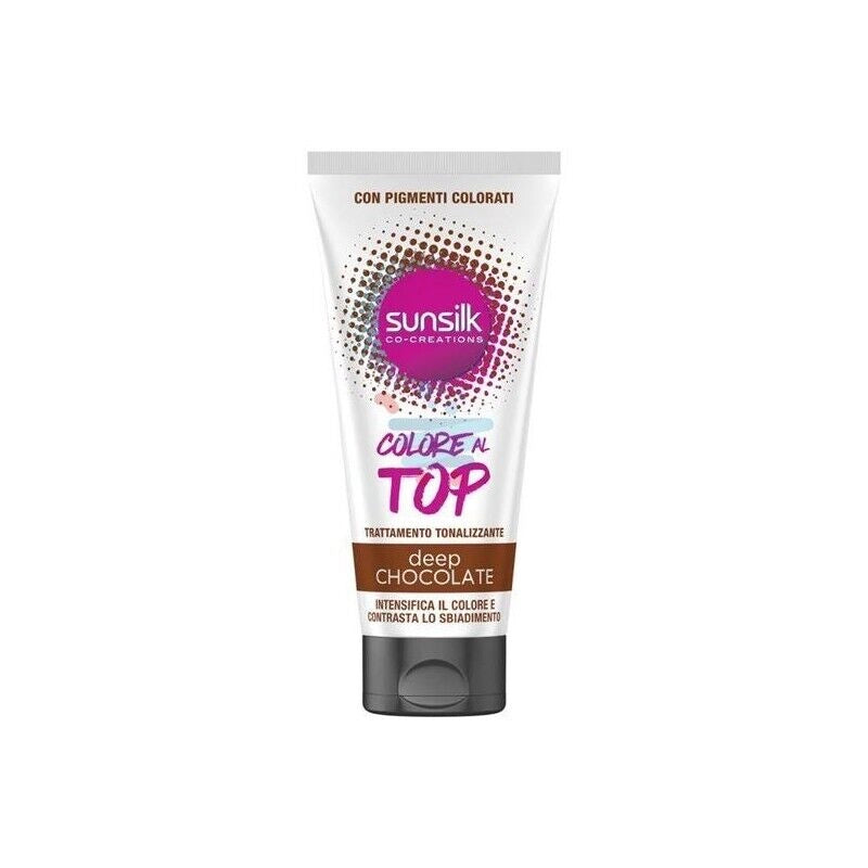SUNSILK TRATTAMENTO TONALIZZANTE COLORE AL TOP 180 ML DEEP CHOCOLATE