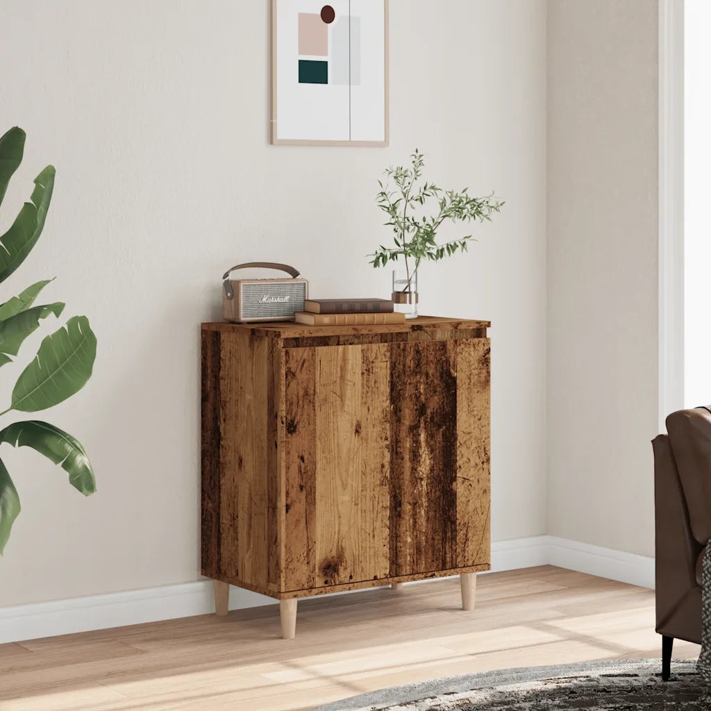 Credenza Legno Vecchio 60x35x70 cm in Legno Multistrato 856476