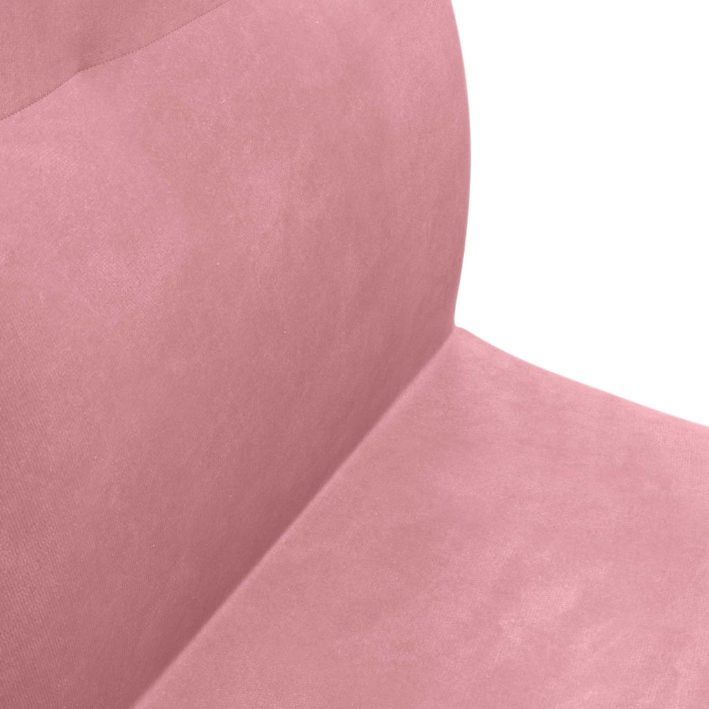 Sedia da Pavimento Rosa 46 x 50 x 61 cm Velluto 42028177