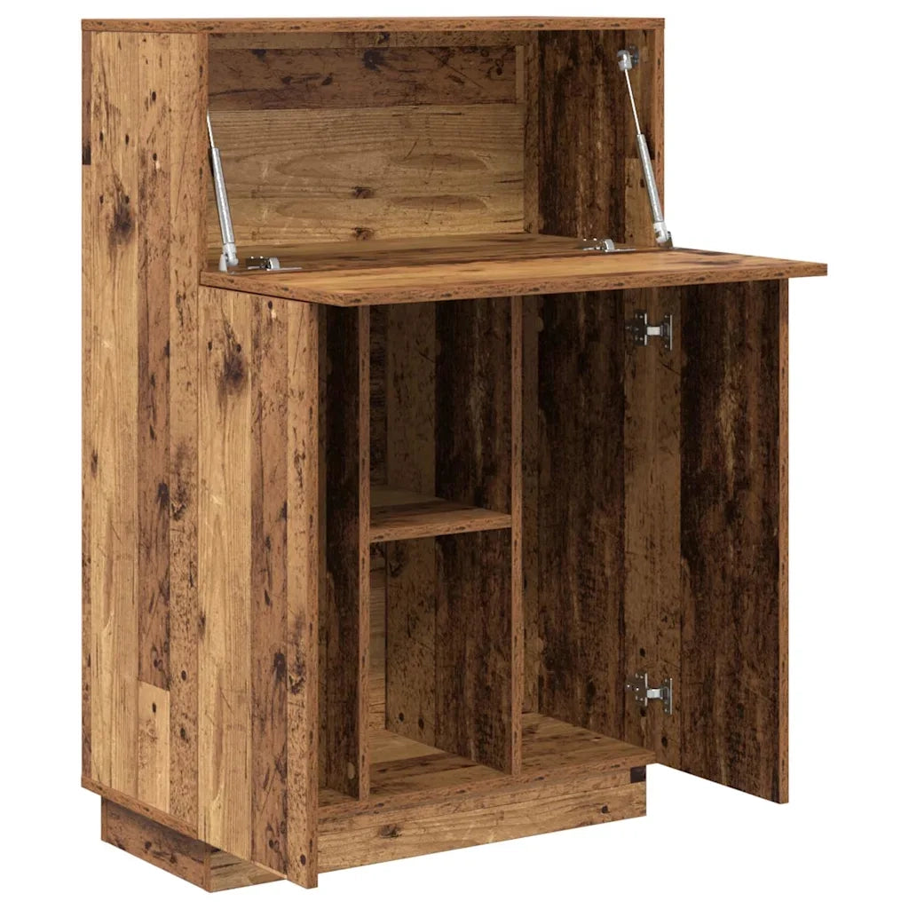 Scrivania con lo scaffale Legno vecchio 71,5 x 31,5 x 106,5 cm 869488