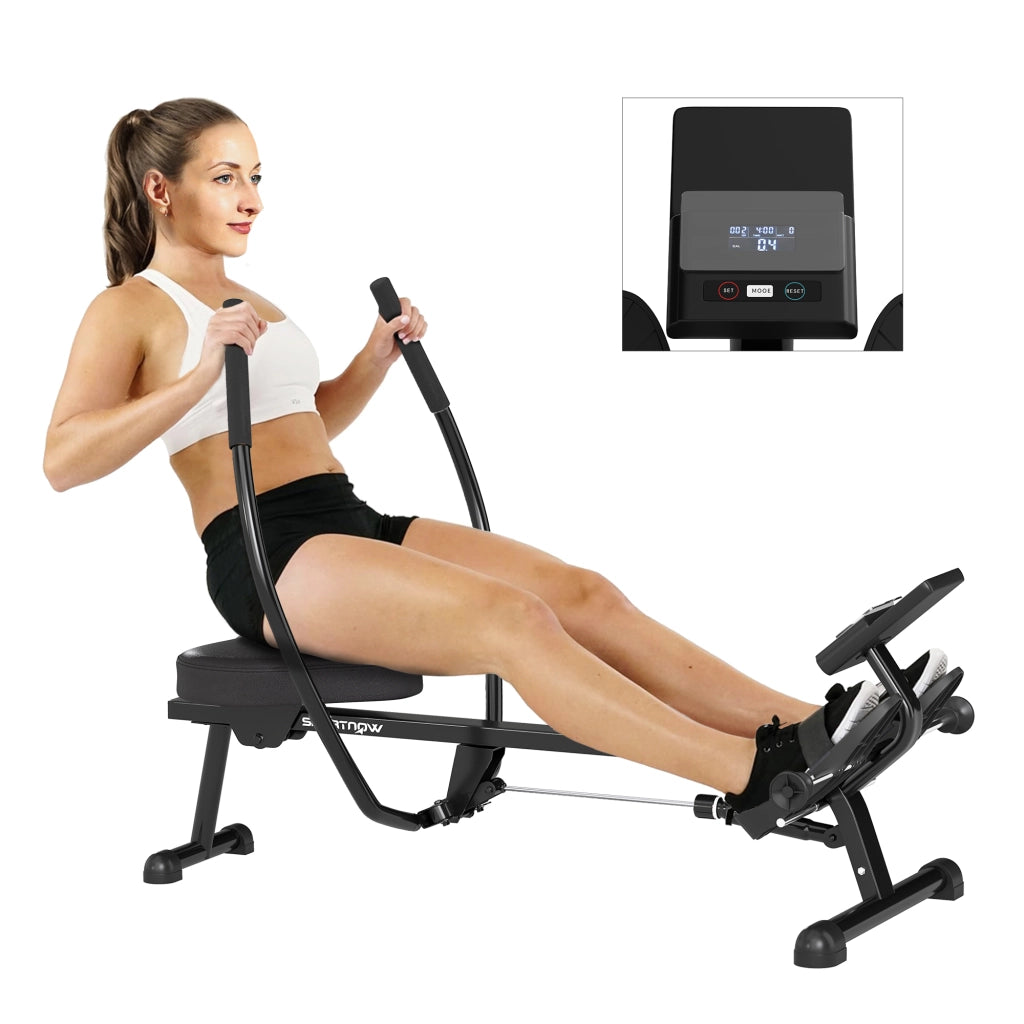 Vogatore 12 livelli idraulico con schermo LCD ¨C zephmum ¨C 130 kg max, nero