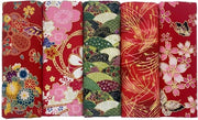 Tessuto a Quilt Japanese - Tela di Cotone - Patchwork - Materiali Creativi - 5 Pezzi - 40 x 80 cm