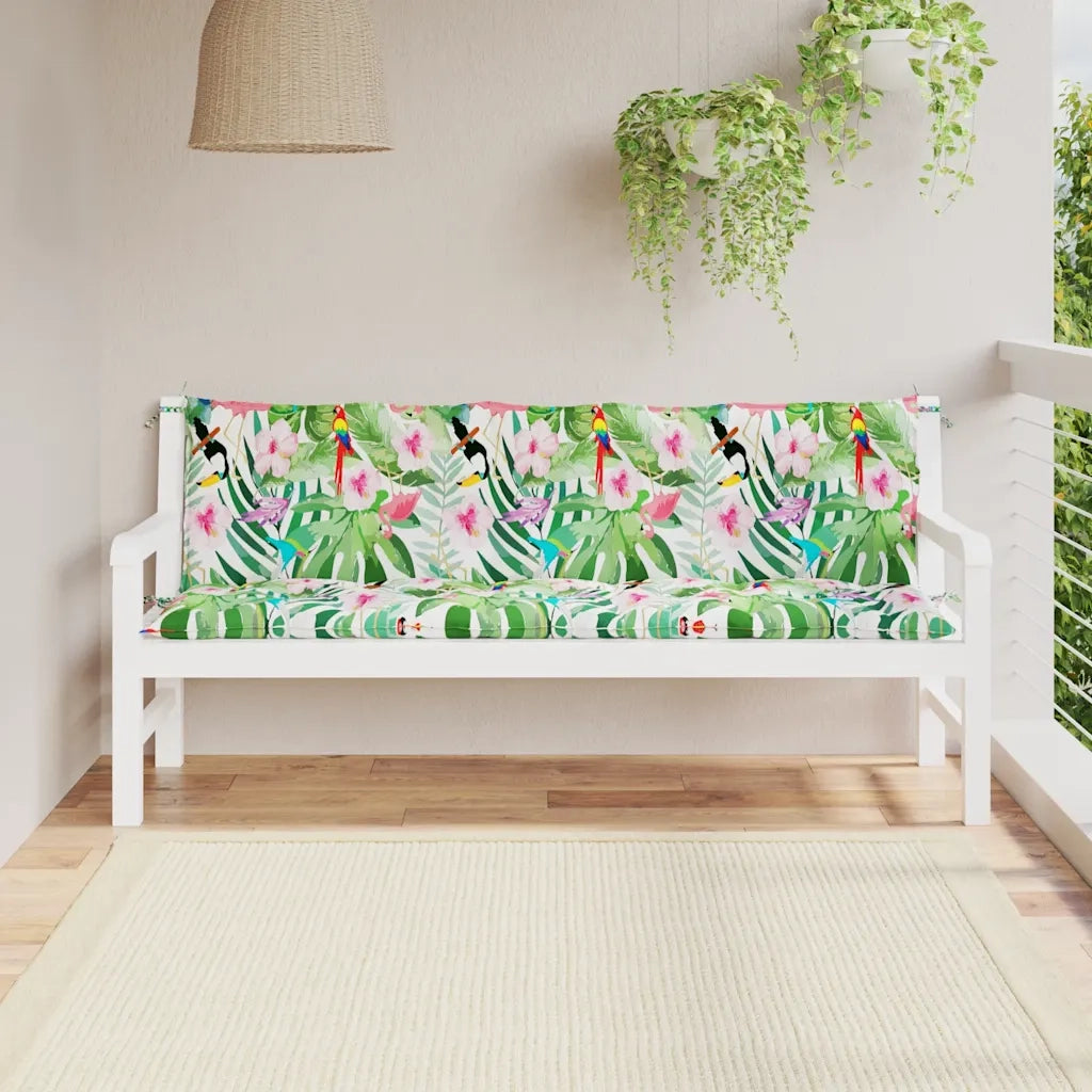 Cuscini per Panca 2 pz Multicolore in Tessuto Oxford 361730