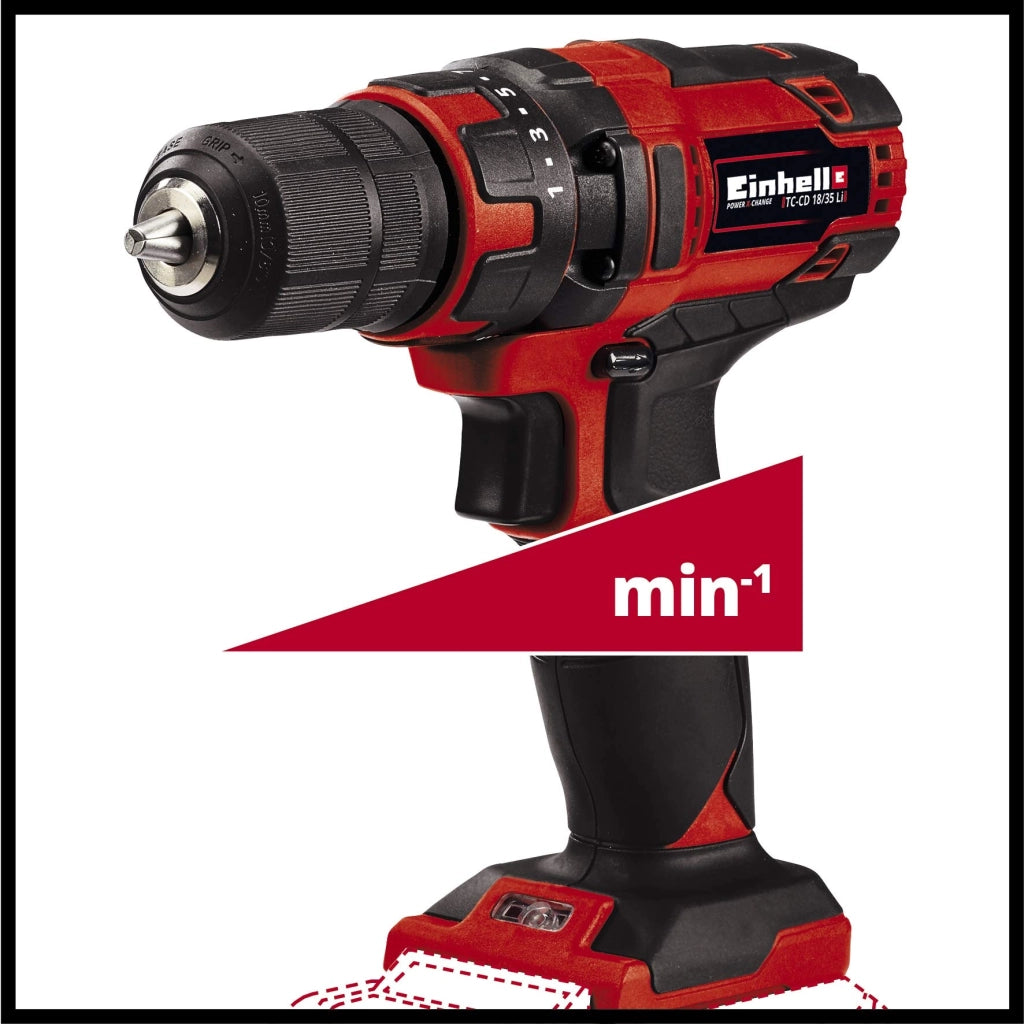 Trapano Avvitatore a Batteria Einhell Tc Cd 18 35 Li 18V Corpo Macchina