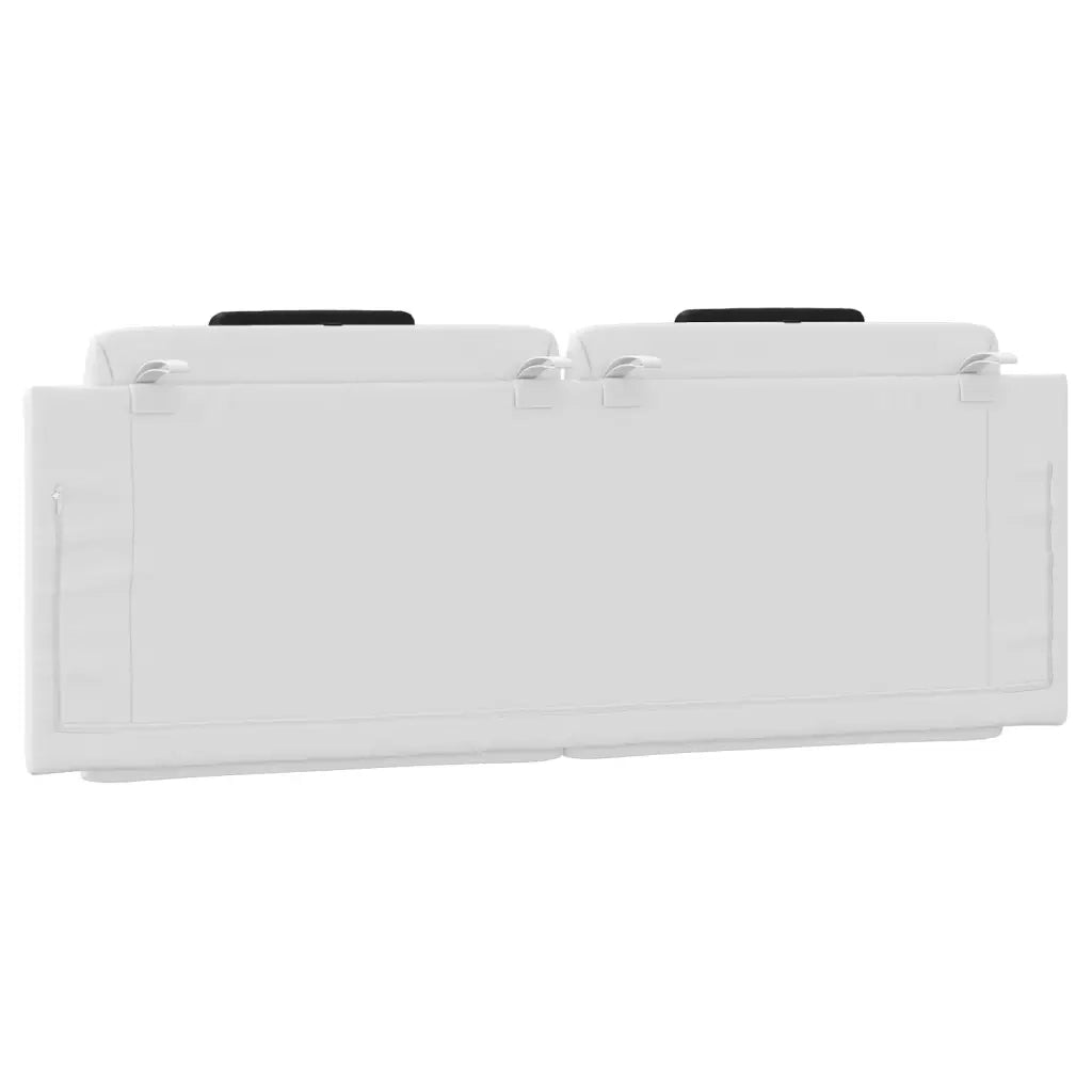 Cuscino Testiera Viana Nero e Bianco 120 cm in Similpelle 374787