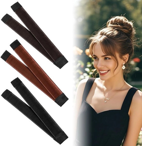 Fai da Te per Tre Boccoli - Spille per Capelli - Boccoli Professionali - Fibra Sintetica - Adatto per Capelli Femminili - 21cm Lunghezza - Fai da Te per Boccoli