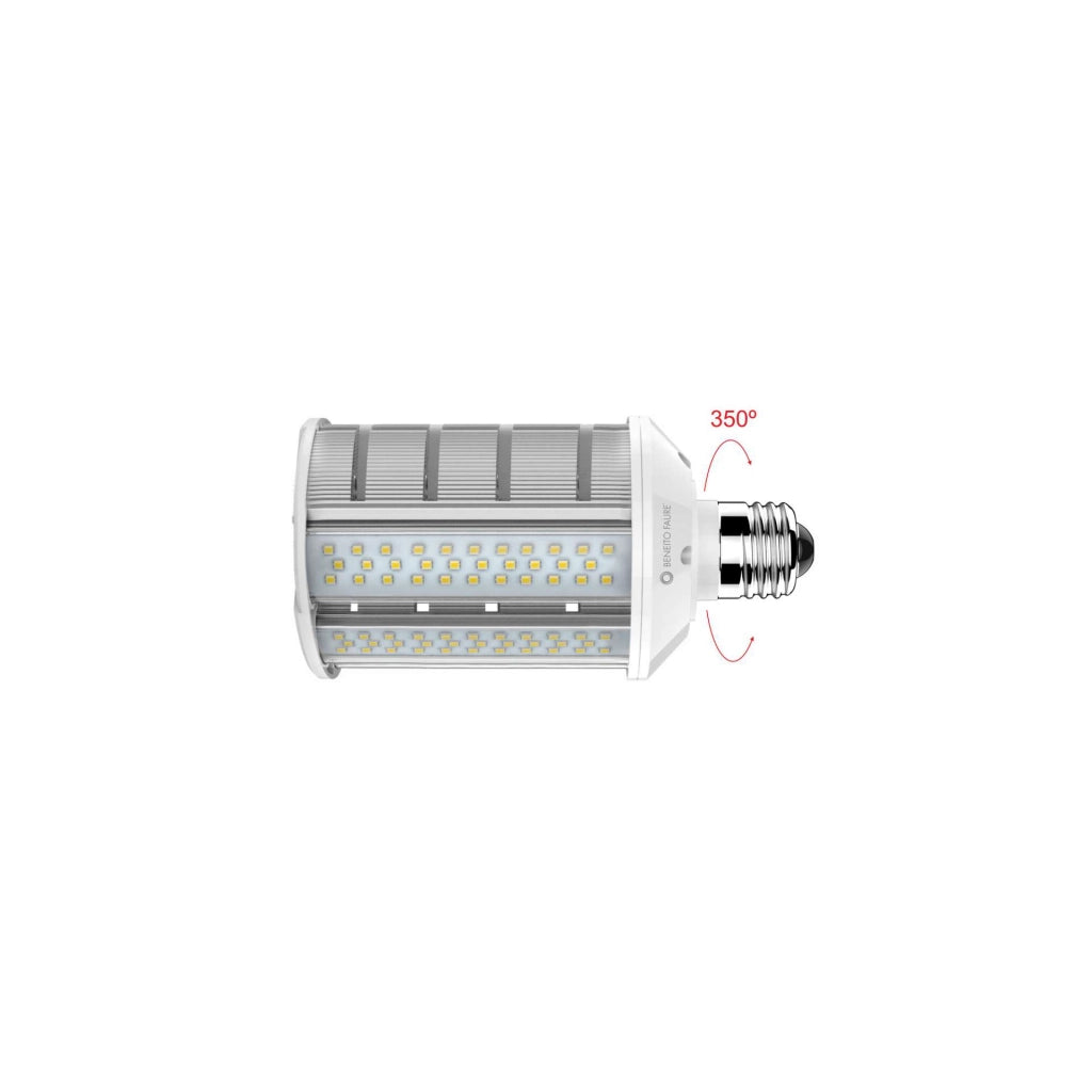 Smile Proiettore LED 20W E27 5000K, Ottica 120º, IP64, Alta Efficienza Energetica, Soluzione Professionale per Illuminazione Esterna 3000 Lumen