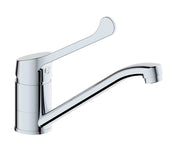 Miscelatore lavello cucina leva clinica completo