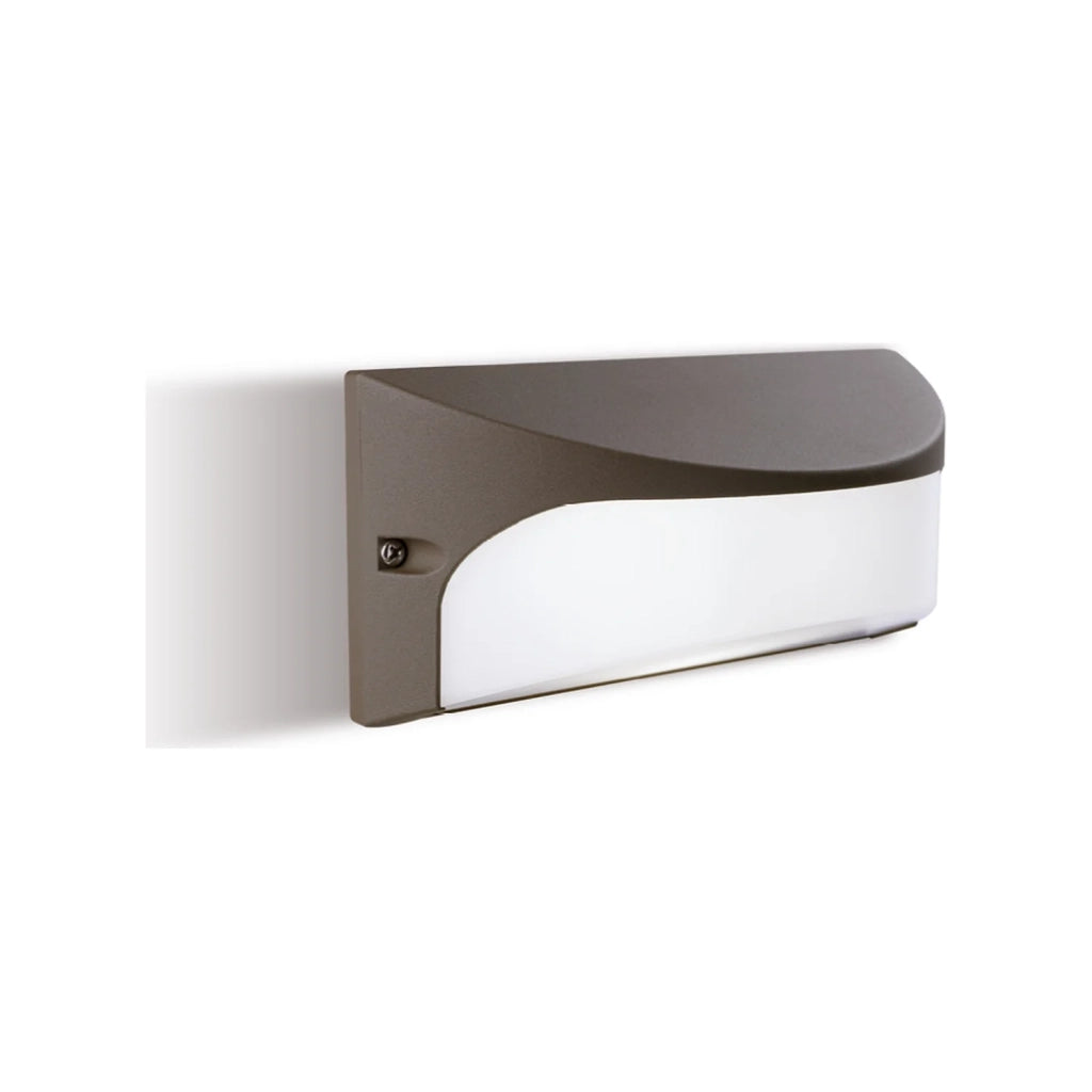 Applique Per Esterno In Alluminio Marrone Led 10 W 700 Lm 3000K Dome