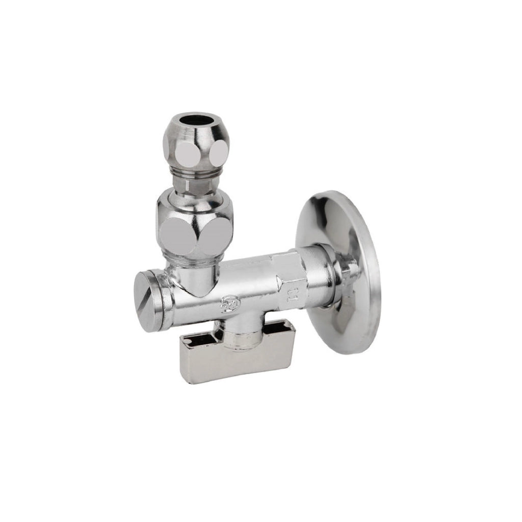 Rubinetto sottolavabo filtro BUGATTI cromo 1/2x10 a sfera con filtro e snodo