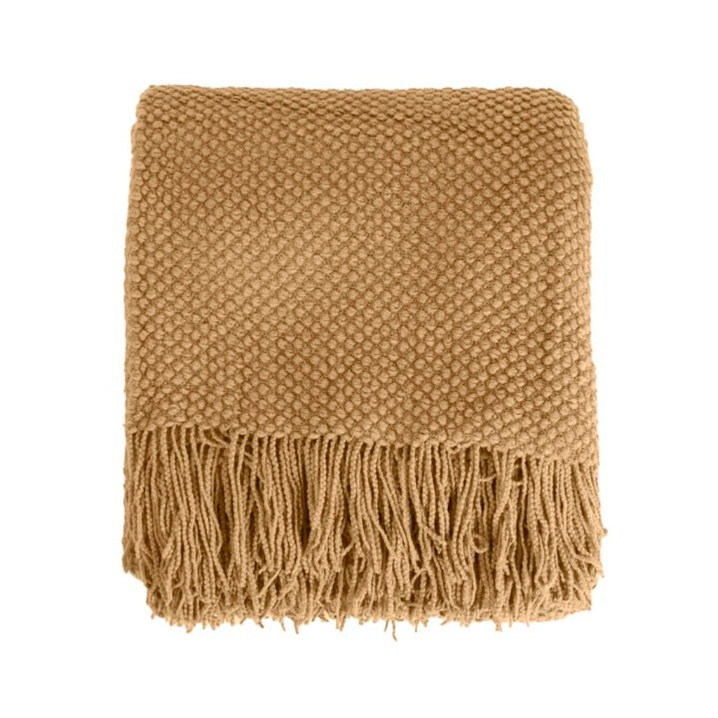Coperta a quadri marrone per brindare 130x170cm DENARLA