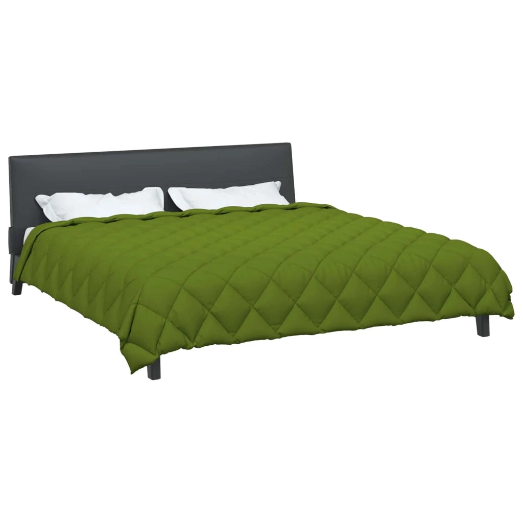 Piumone | Duvet Invernale Verde 220 x 260 cm Microfibra