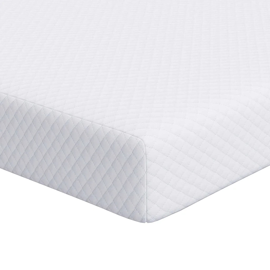 Topper per materasso Bianco 160 x 200 cm Tessuto Jacquard 4106250