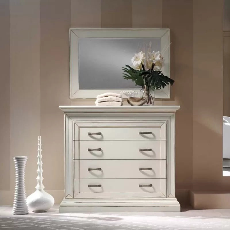 Camera completa legno shabby bianco anticato - Mobili 2G