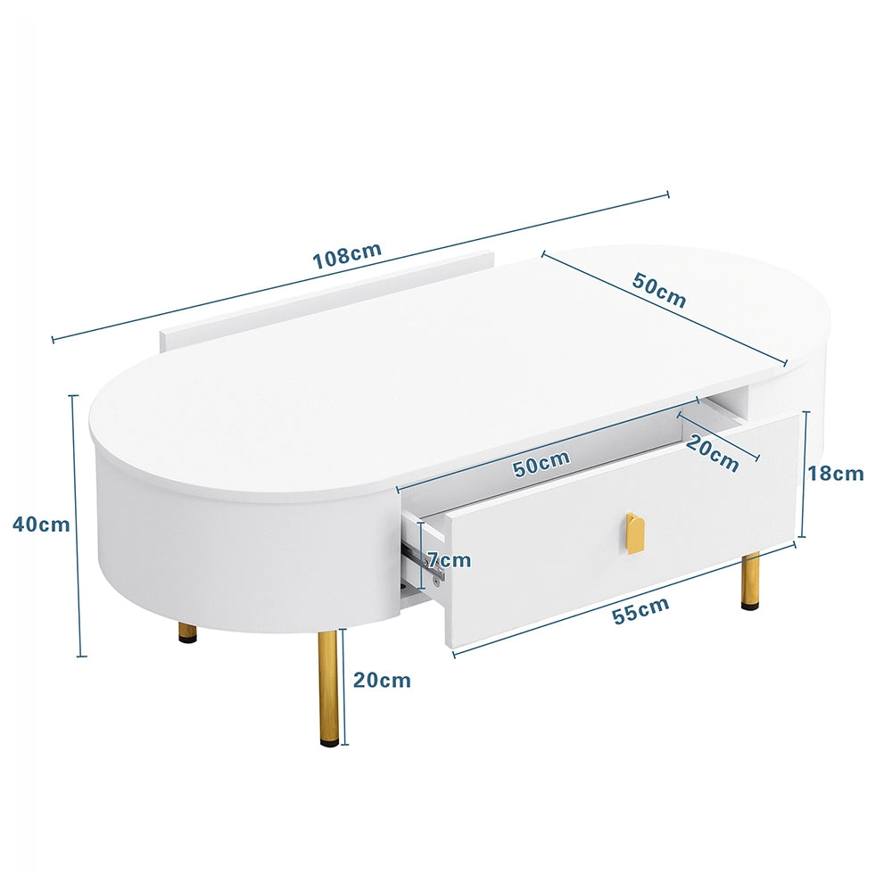 Set salone luxury - Xylo - Mobile TV+tavolino con cassetti