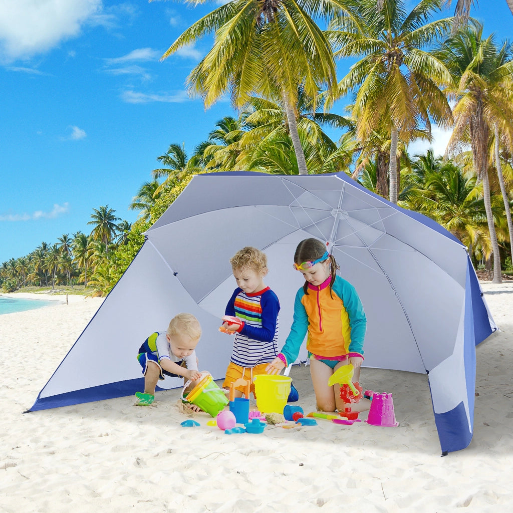Ombrellone da spiaggia ¨C Minimal ¨C blu scuro