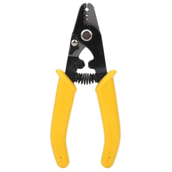 Strumento per la rimozione della guaina di fibra ottica - Strappatore di fibra ottica - Alta durezza - Colore giallo - Ergonomico - Adatto per professionisti e appassionati - Modello CFS-3