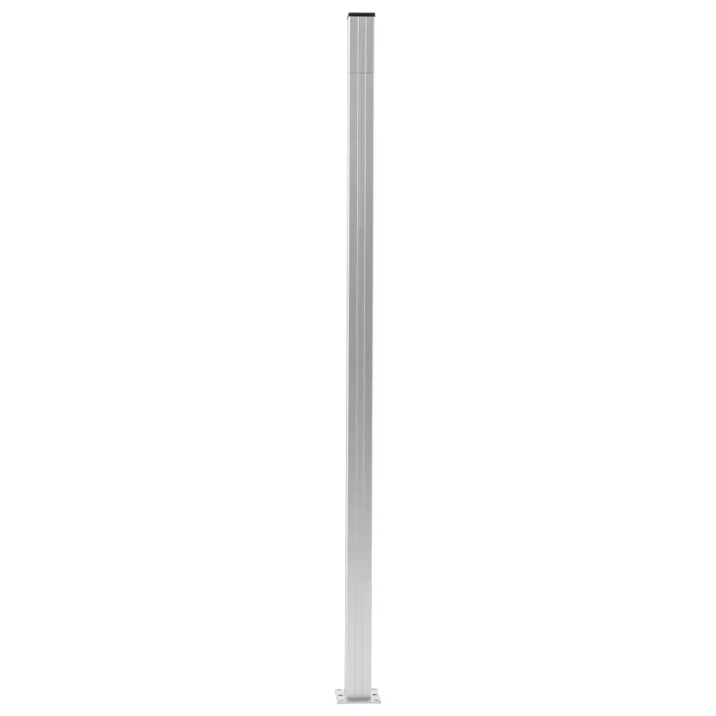 Pali per Recinzione 2 pz in Alluminio 185 cm cod mxl 76784