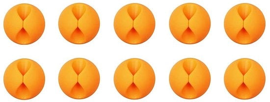 Set di Oplader Autoadesivi per Cavi - Organizzazione Facile - Colore Arancione - Clip per Cavi da Ufficio - Pacchetto da 10 

Nota: Ho mantenuto la descrizione del prodotto, rimuovendo solo il nome del marchio.