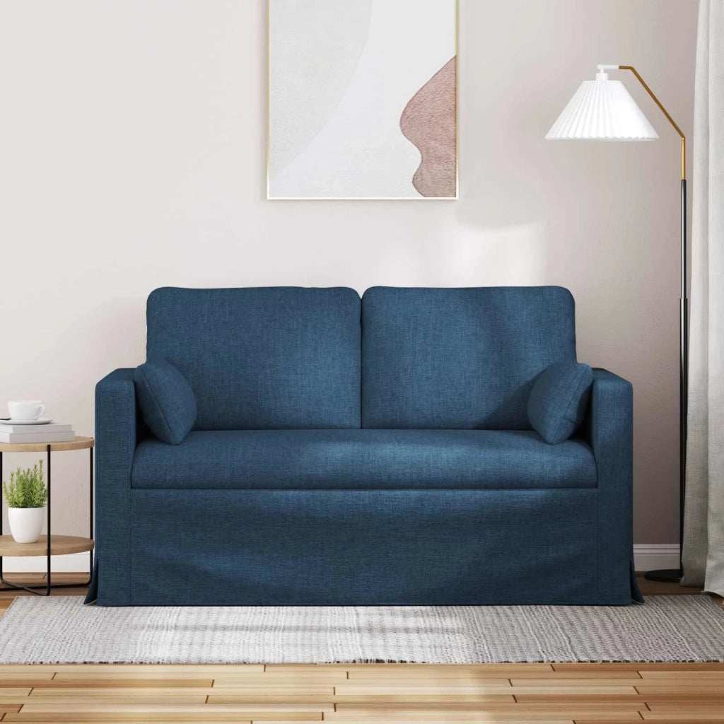 Divano Blu 139 x 78 x 80 cm Tessuto