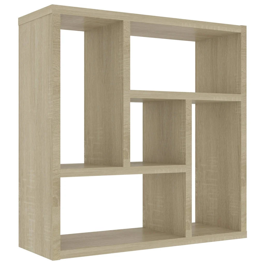 Scaffale Parete | Ripiano a parete | Mensola a parete Rovere Sonoma 45,1x16x45,1 cm Legno Multistrato