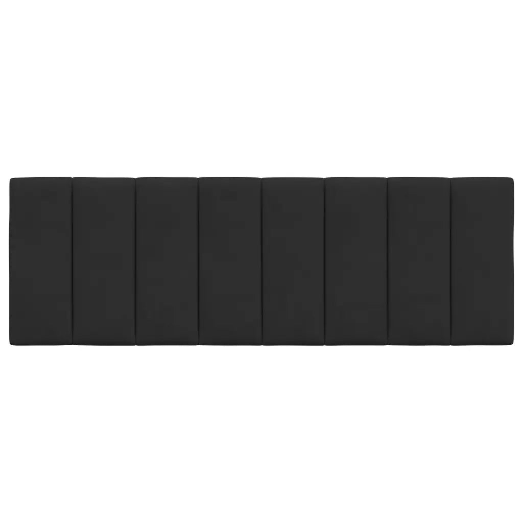 Cuscino Testiera Hanko Nero 140 cm in Velluto 374671