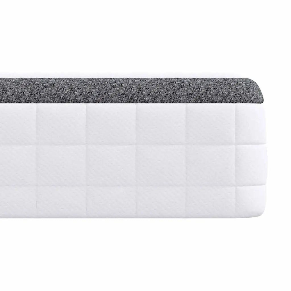 Materasso-Materasso per letto Bianco e Grigio 90 x 190 cm Molla Bonell