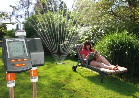 Gardena 1874-20 Computer per irrigazione Nero Timer per irrigazione digitale