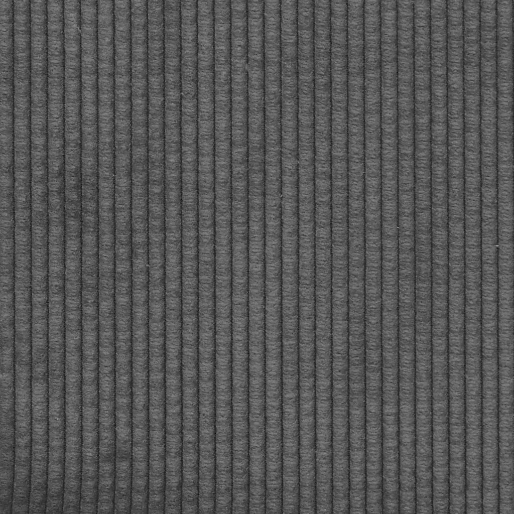 Modulo Angolare Divano Modulare con Cuscini-Sofa Modulare-Divanetto Grigio Scuro 100 cm