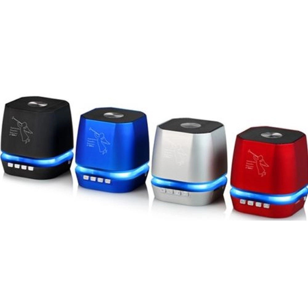 Trade Shop - Speaker Bluetooth Cassa Portatile Led Altoparlante Mp3 Sd Card Aux X Smartphone -