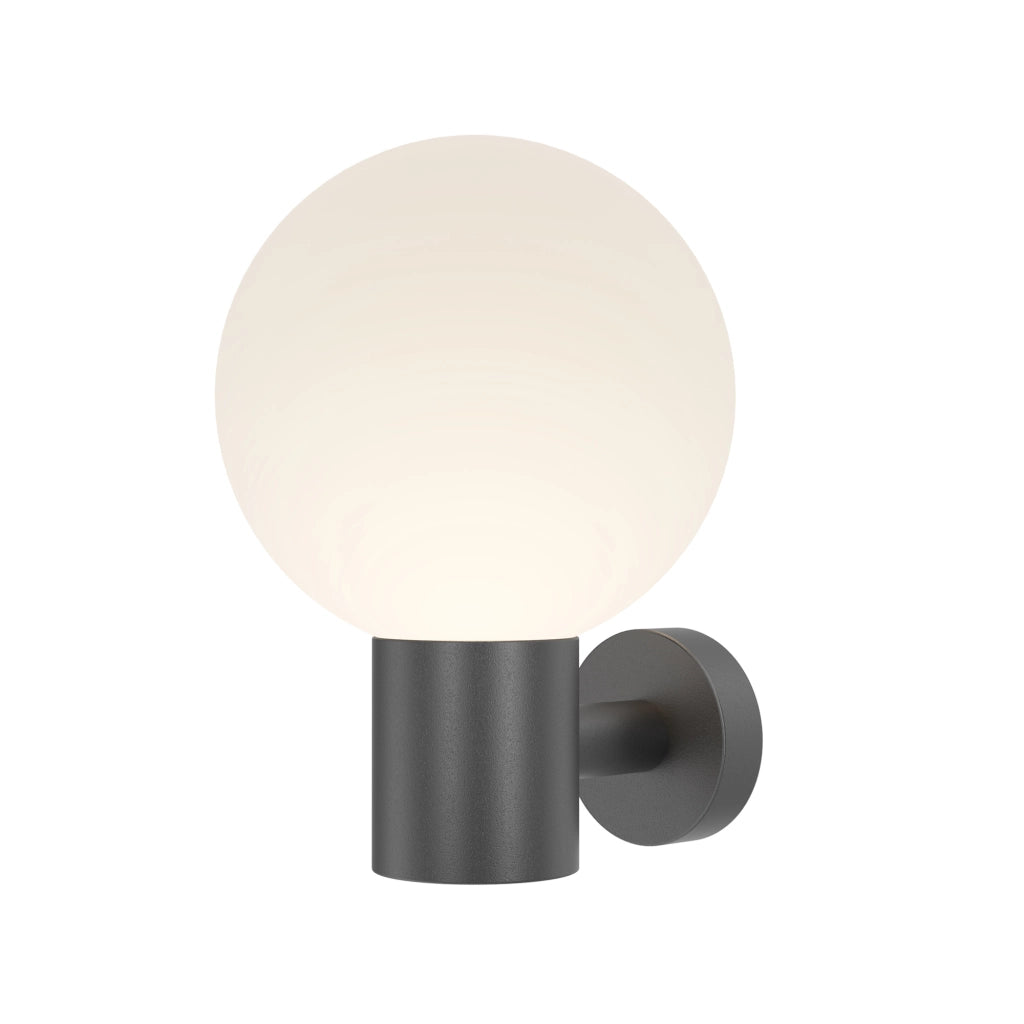 Maytoni Lampada da parete moderna Bold 1 luce E27 IP54 nero alluminio